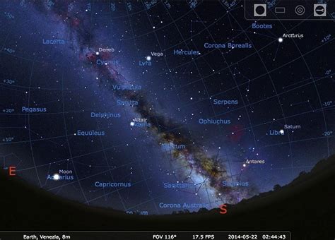 Stellarium Astronomy Software.